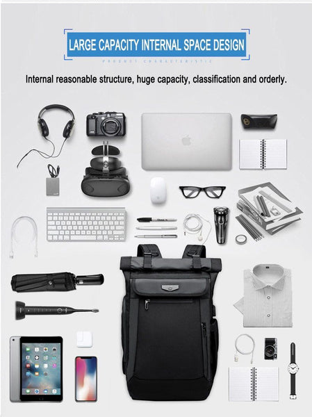 New Multifunctional USB Charging Laptop Bag Outdoor Travel Smart Backpack For Men Women