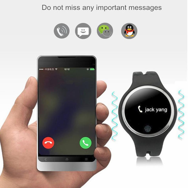 New Bluetooth Smart Band with IP67 Water-Resistant Swimming Pedometer Sport Fitness Tracker & Anti-Lost Indicator.