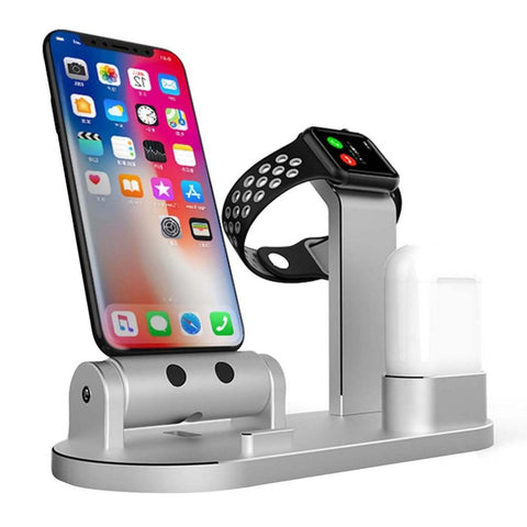 New Charging Dock Stand Holder Station for AirPods Apple Watch iWatch iPhone 11 XS XR X 8 7 6 6S Series