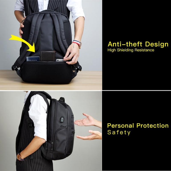 New Large Capacity 15.6'' USB Port Charging Anti-Theft Smart Travel Outdoor Backpack For Men Women