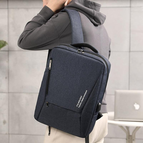 New Multifunctional USB Port Charging Men 15'' Laptop Backpacks Business Bag For Men Women