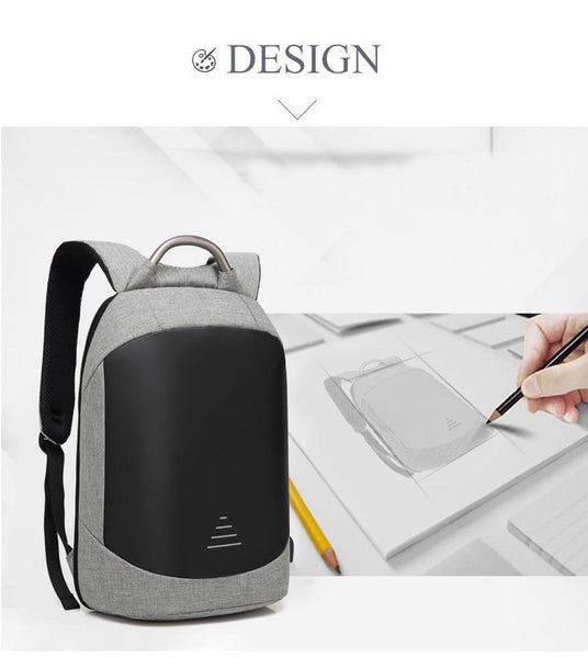 New Anti-Theft Laptop Modernist Water Resistant with USB Charging Port 15.6 Inch Notebook Travel Backpack