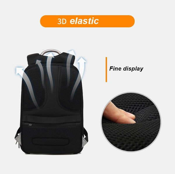 New Anti-Theft Laptop Modernist Water Resistant with USB Charging Port 15.6 Inch Notebook Travel Backpack