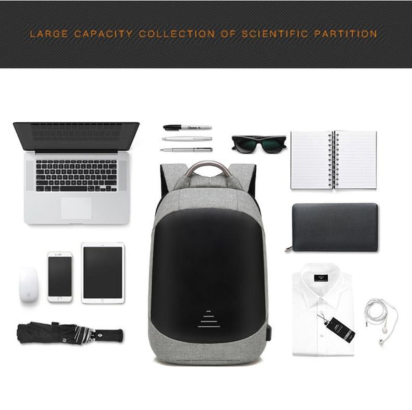 New Anti-Theft Laptop Modernist Water Resistant with USB Charging Port 15.6 Inch Notebook Travel Backpack