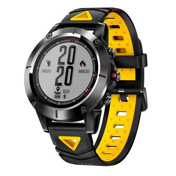 New GPS Compass Transparent Screen IP68 Speedometer Sport Watch Heart Rate Monitor Multi-Sport Fitness Tracker Smartwatch