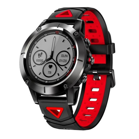 New GPS Compass Transparent Screen IP68 Speedometer Sport Watch Heart Rate Monitor Multi-Sport Fitness Tracker Smartwatch