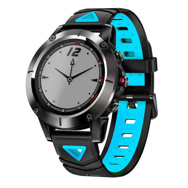 New GPS Compass Transparent Screen IP68 Speedometer Sport Watch Heart Rate Monitor Multi-Sport Fitness Tracker Smartwatch
