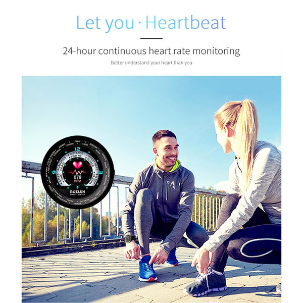New 3D UI Digital Smart Watch Sport Smartwatch Heart Rate Calories Remote Wristwatch for Android & iPhones