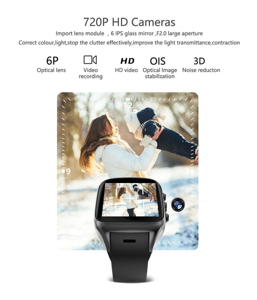 New 3G WiFi Android Smartwatch Phone Bluetooth Smart Watch 1.3GHz Dual Core GPS Watch For iOS Android