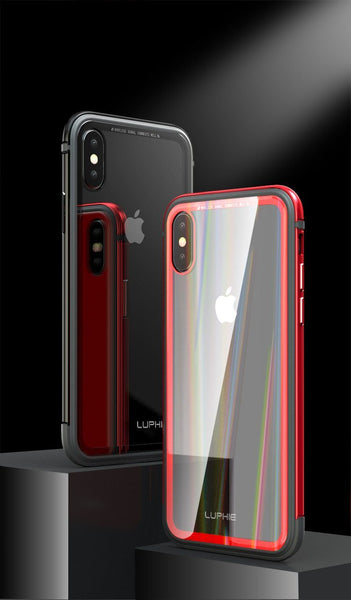 New Luxury Ultra-Thin Metal Case Light Weigh Built-In Soft TPU Phone Case for iPhone 7 8 Plus X XR XS Max