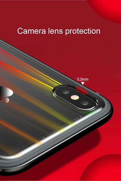 New Luxury Ultra-Thin Metal Case Light Weigh Built-In Soft TPU Phone Case for iPhone 7 8 Plus X XR XS Max