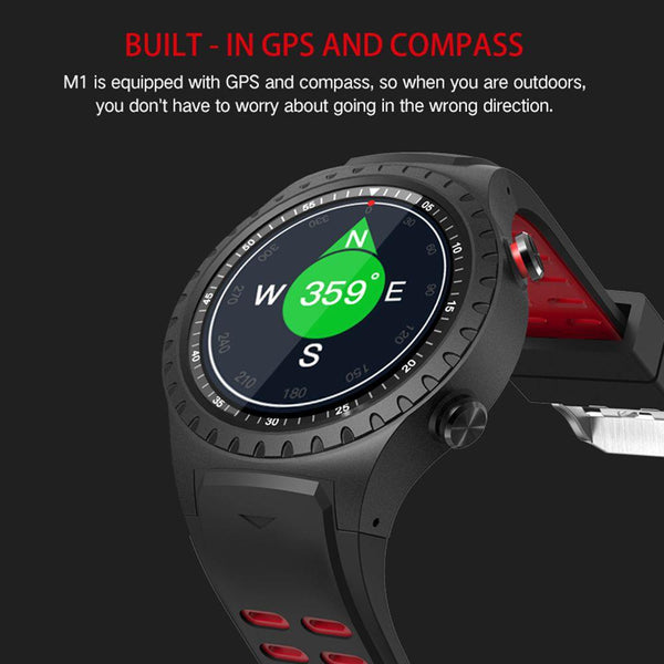 New Smart Watch Heart Rate Tracker Smartwatch GPS Wristwatch Support Sim TF Card Multi-Sport Smartwatch for Android iPhone Windows