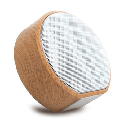New Wood Grain Wireless Bluetooth Portable Mini Subwoofer Audio Gift Stereo Speaker