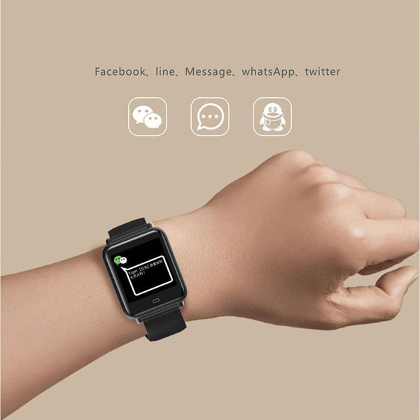 New Multi-Dial Smartwatch IPX67 Waterproof Sports For Android IOS With Heart Rate Monitor Blood Pressure Functions Smart Watch