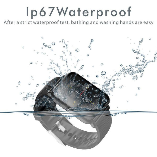New Multi-Dial Smartwatch IPX67 Waterproof Sports For Android IOS With Heart Rate Monitor Blood Pressure Functions Smart Watch