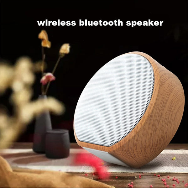 New Wood Grain Wireless Bluetooth Portable Mini Subwoofer Audio Gift Stereo Speaker
