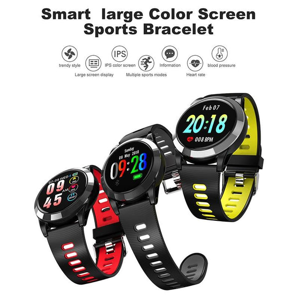 New Smart Watch Blood Pressure Fitness Tracker Heart Rate Monitor Waterproof Digital Pedometer Bracelet For IOS Android