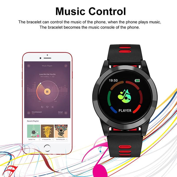 New Smart Watch Blood Pressure Fitness Tracker Heart Rate Monitor Waterproof Digital Pedometer Bracelet For IOS Android