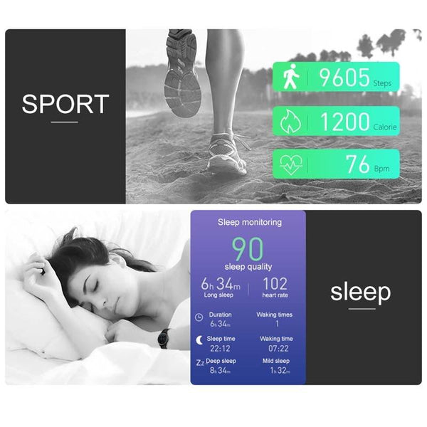 New Smart Watch Electrocardiogram Measurement Smartwatch Heart Rate Fitness Tracker 3D UI Multi-Sport Watch