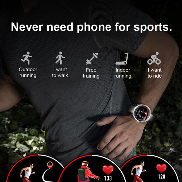 New Smart Watch Electrocardiogram Measurement Smartwatch Heart Rate Fitness Tracker 3D UI Multi-Sport Watch