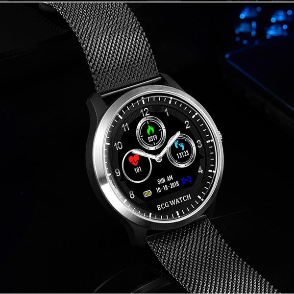 New Smart Watch Electrocardiogram Measurement Smartwatch Heart Rate Fitness Tracker 3D UI Multi-Sport Watch