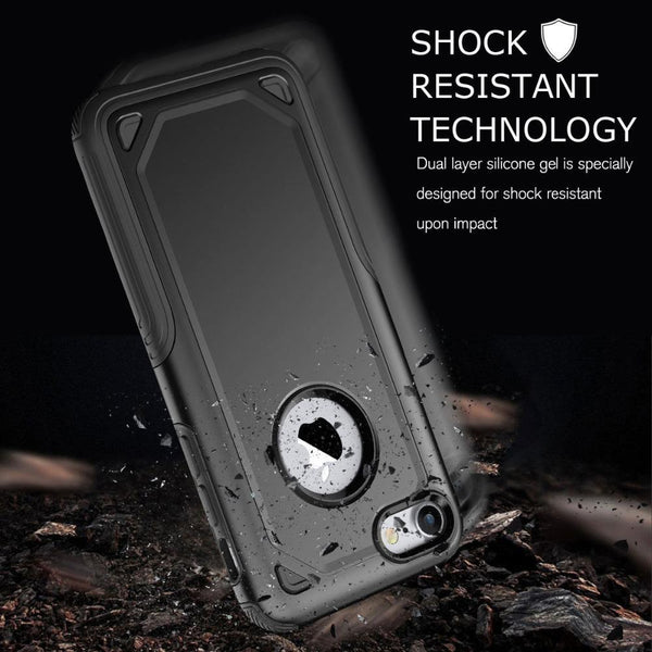 New Military Shockproof Slim Rugged Protective Armor Phone Case For iPhone X XS Max XR 8