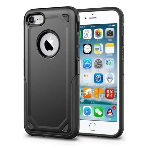 New Military Shockproof Slim Rugged Protective Armor Phone Case For iPhone X XS Max XR 8