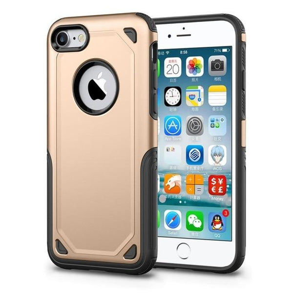 New Military Shockproof Slim Rugged Protective Armor Phone Case For iPhone X XS Max XR 8