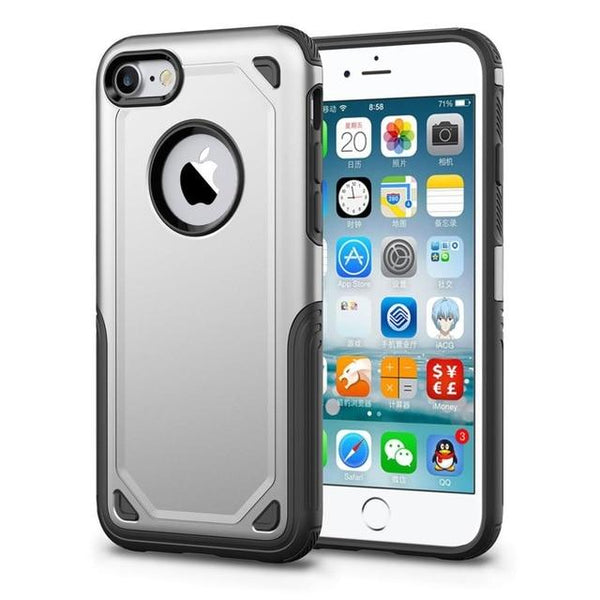 New Military Shockproof Slim Rugged Protective Armor Phone Case For iPhone X XS Max XR 8