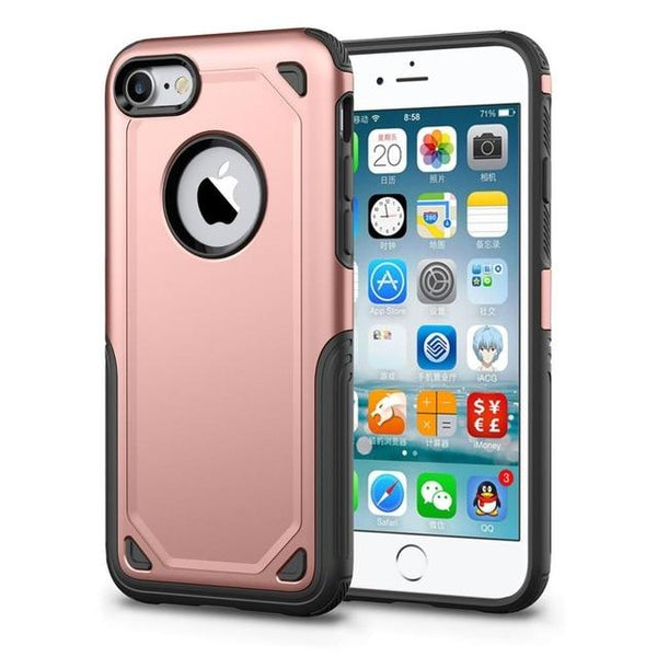 New Military Shockproof Slim Rugged Protective Armor Phone Case For iPhone X XS Max XR 8