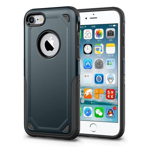 New Military Shockproof Slim Rugged Protective Armor Phone Case For iPhone X XS Max XR 8