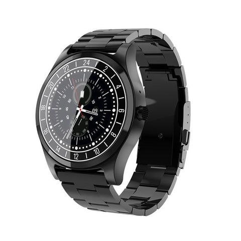 New Men Business Bluetooth Smart Watch Wristwatch Heart Rate Monitor Blood Pressure Fitness Tracker Smartwatch for Android iPhone Windows
