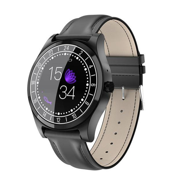 New Men Business Bluetooth Smart Watch Wristwatch Heart Rate Monitor Blood Pressure Fitness Tracker Smartwatch for Android iPhone Windows