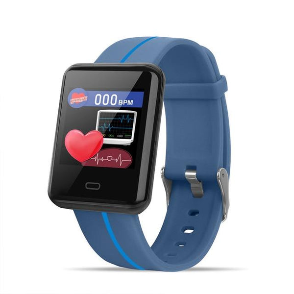 New Smart Sport Watch 1.3 Inch Touch Screen Heart Rate Monitoring Blood Pressure Bracelet For iPhone Android