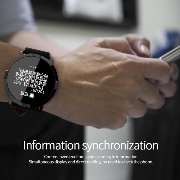 New Smart Watch 1.22'' IPS Round Screen Support Heart Rate Monitor Pedometer Smartwatch for Android iPhone Windows