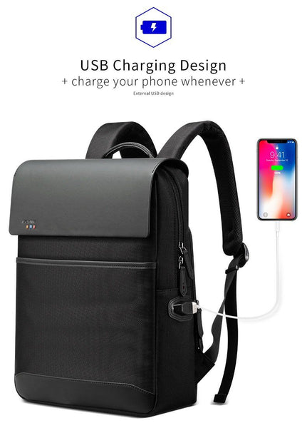 New Smart 15.6 Inch Multifunctional USB Charging Large Capacity Anti-Theft Business Travel Backpack
