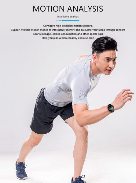 New IP68 Waterproof Bluletooth Fitness Tracker TFT Color Screen Smartwatch For Android IOS