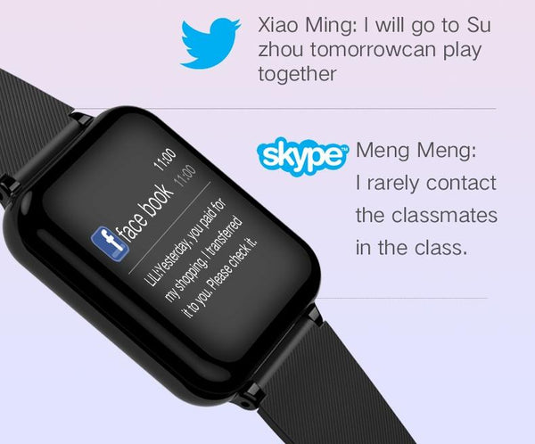 New Waterproof Sport Smartwatch Heart Rate Blood Pressure Monitor Fitness Tracker For iPhone Android