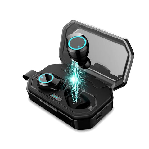 New True Wireless Earbuds Bluetooth 5.0 Earphones Touch Control TWS Headset IPX7 Waterproof Earphone With Charging Box