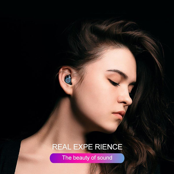 New True Wireless Earbuds Bluetooth 5.0 Earphones Touch Control TWS Headset IPX7 Waterproof Earphone With Charging Box