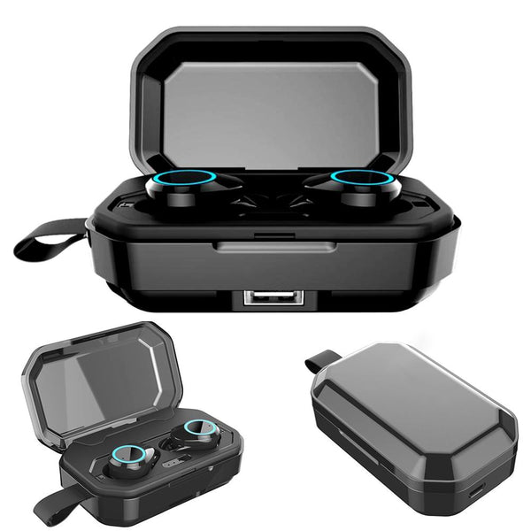 New True Wireless Earbuds Bluetooth 5.0 Earphones Touch Control TWS Headset IPX7 Waterproof Earphone With Charging Box