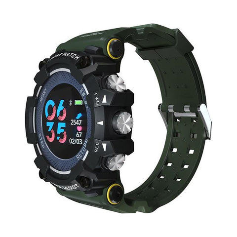New Color Screen Sport Smart Watch 50 ATM Waterproof Men Heart Rate Monitoring Smartwatch For iPhone Android