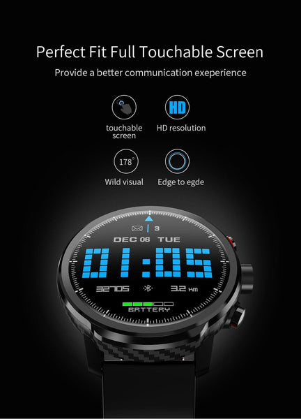 New Smart Watch IP68 Waterproof Multi-Sport Mode Heart Rate Monitor Athletic Smartwatch