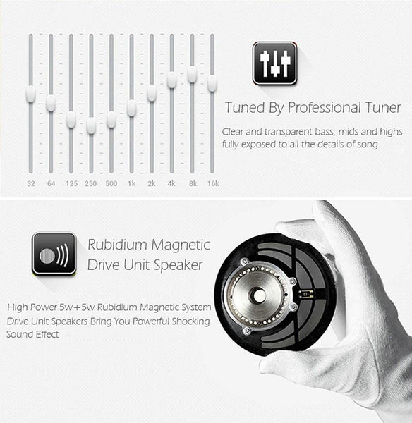 2.1 Channel Powerful Bass Stereo Wireless Bluetooth Speaker With Microphone FM Radio TF Card Play Touch Control.