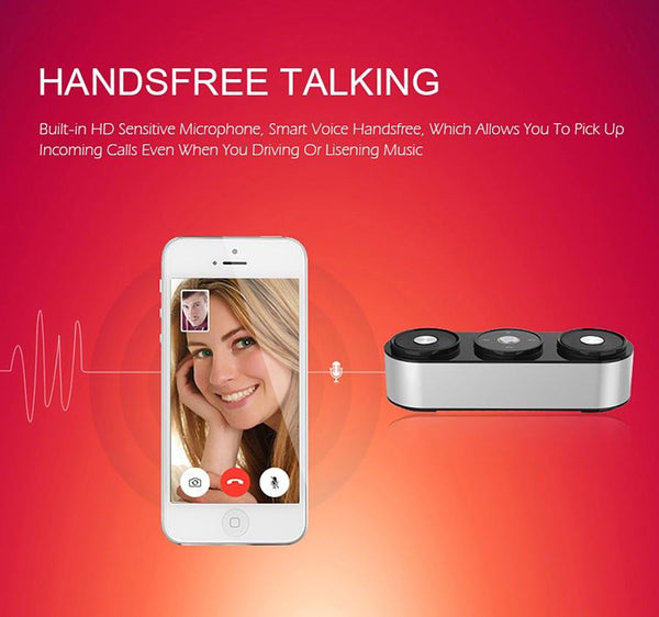 2.1 Channel Powerful Bass Stereo Wireless Bluetooth Speaker With Microphone FM Radio TF Card Play Touch Control.
