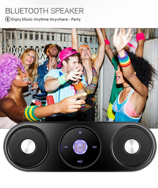 2.1 Channel Powerful Bass Stereo Wireless Bluetooth Speaker With Microphone FM Radio TF Card Play Touch Control.