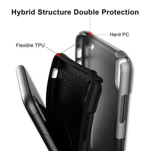 New Hybrid Tough Shockproof Bumper Armor Phone Case For iPhone XS MAX XR X 8 Plus