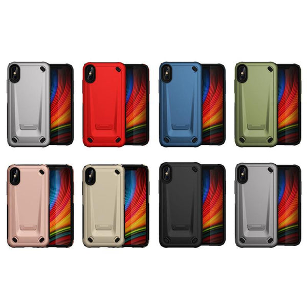 New Hybrid Tough Shockproof Bumper Armor Phone Case For iPhone XS MAX XR X 8 Plus