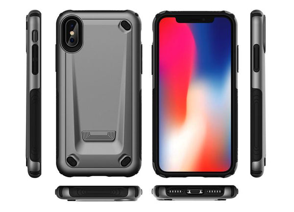 New Hybrid Tough Shockproof Bumper Armor Phone Case For iPhone XS MAX XR X 8 Plus