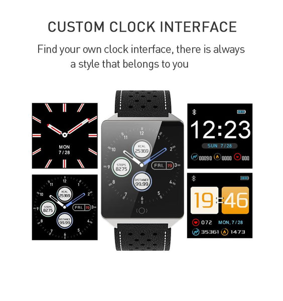 New Smart Watch With Blood Pressure Heart Rate Monitor Sports Fitness Tracker Men Smartwatch For Android iPhones